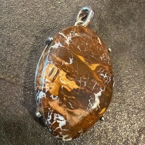 Australian boulder opal Pendant